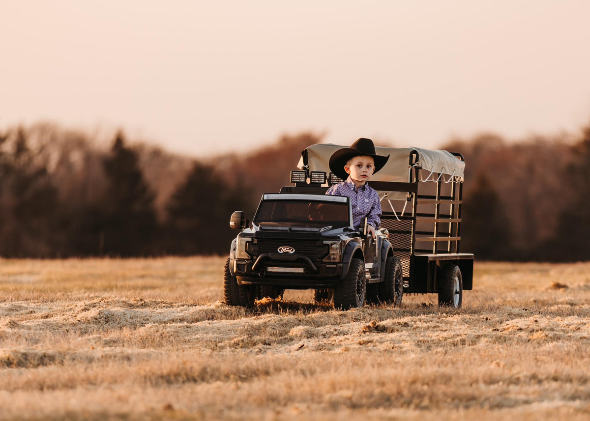 Ranch Toy Trailers | Custom Trailers For Kids 24V Ride-On Trucks ...