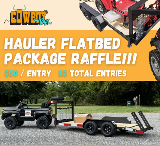 Flatbed Hauler Raffle Ticket