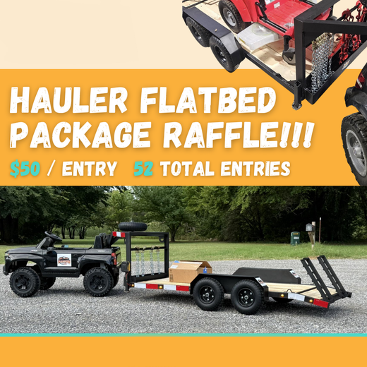 Custom Ranch Trailers Ranch Toy Trailers | Custom Trailers For Kids 24V Ride-On Trucks ...